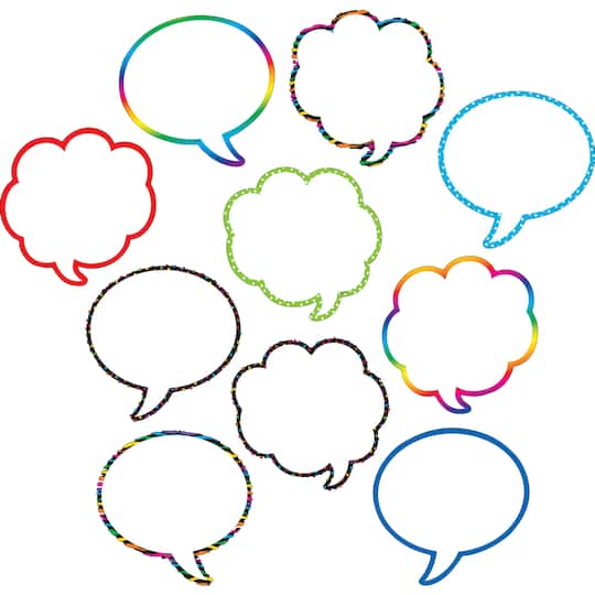 Teacher Created Resources® Speech/Thought Bubbles Accents, 3 Packs of 30